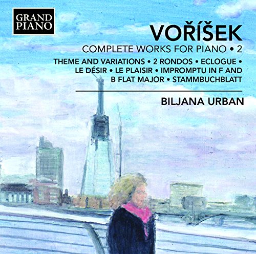 CD cover for Biljana Urban’s recording of Vorisek’s piano works.