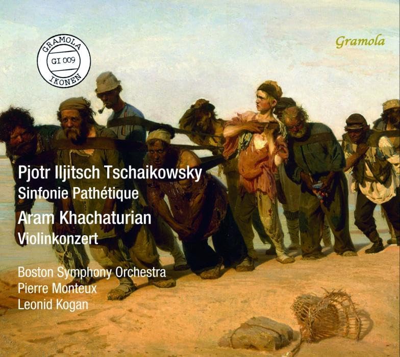 CD cover: painting of laborers with text listing composers and performers.