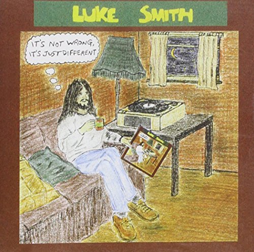 CD cover: illustrated man relaxing with music and a drink.