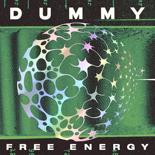 CD cover for "Dummy - Free Energy" with abstract iridescent sphere.