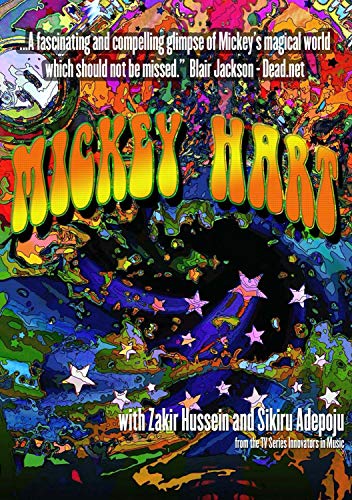 DVD cover for "Mickey Hart: Innovators In Music" with colorful, psychedelic art.