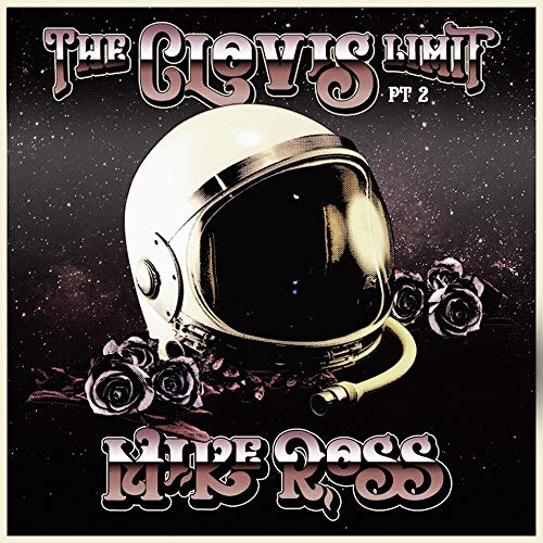 CD cover: space helmet with roses against a starry background.
