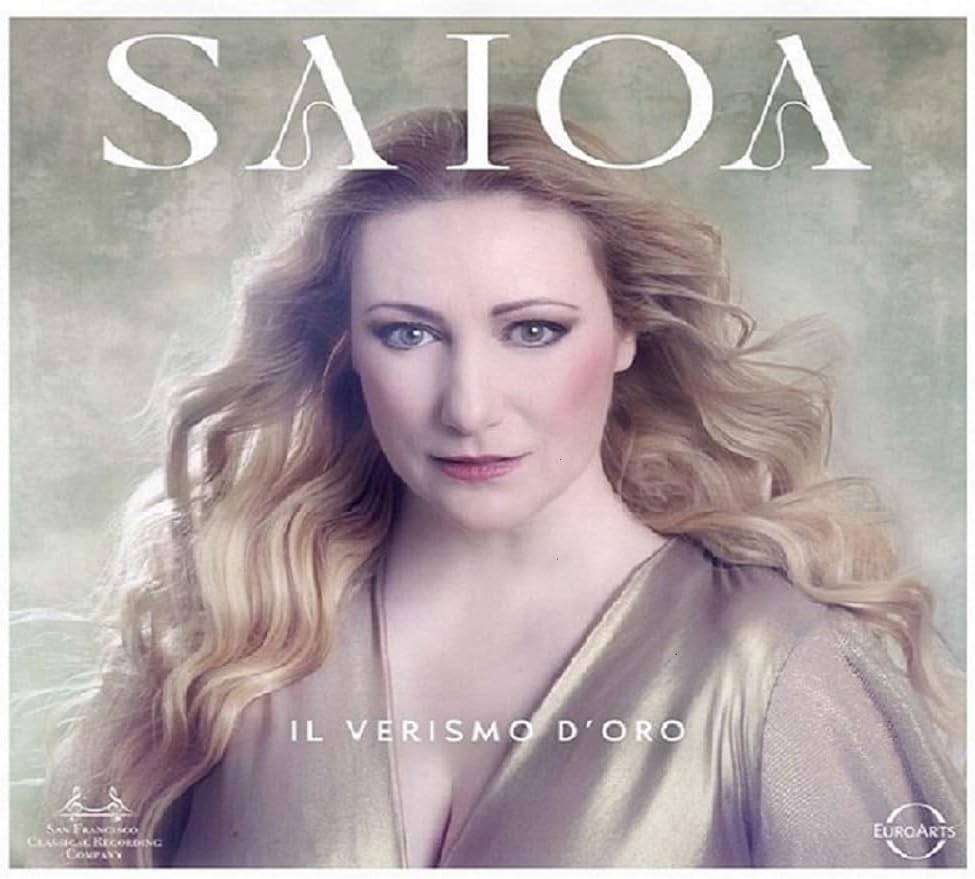 CD cover featuring portrait of Saioa Hernández, titled "Il Verismo D'Oro".
