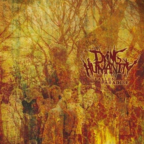 CD cover with distressed, orange-toned imagery of figures and trees.