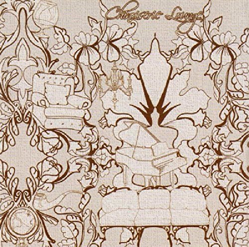 CD cover with ornate, sepia-toned Chinoiserie floral and furniture design.