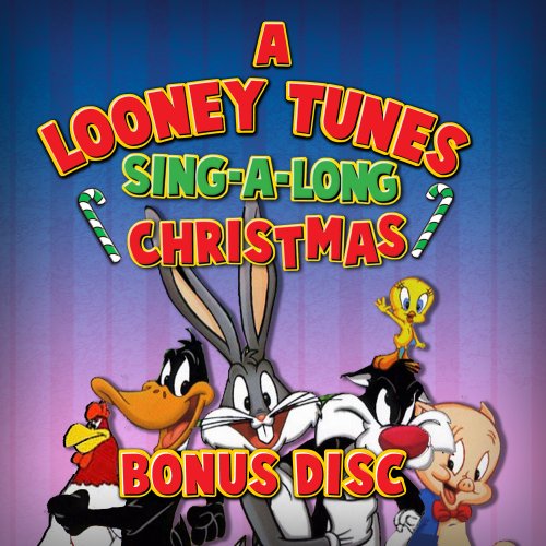 Looney Tunes characters Bugs Bunny, Daffy Duck, and Tweety on CD cover.