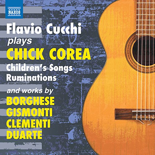 CD cover featuring guitarist Flavio Cucchi playing Chick Corea’s music.