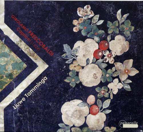CD cover featuring floral still life painting and text: "Girolamo Frescobaldi Capricci.
