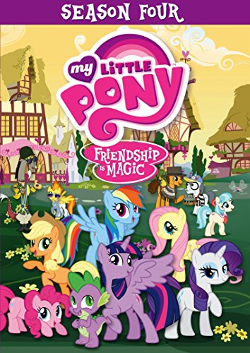 My Little Pony Friendship is Magic Season Four DVD cover art.