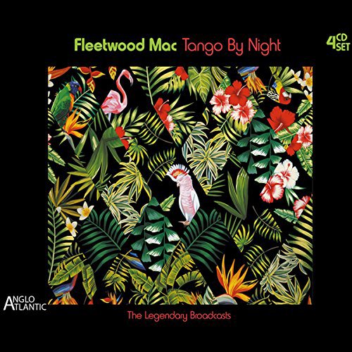 CD cover for “Tango By Night” featuring tropical birds and flowers.