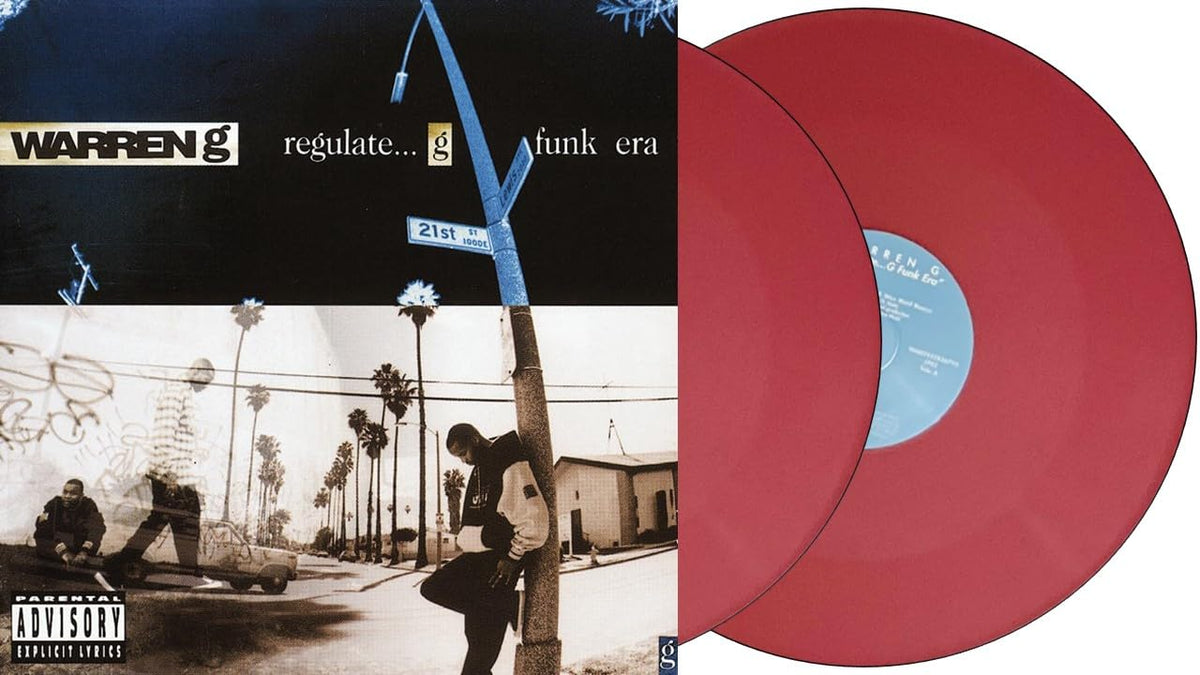 Aqua vinyl record for Warren G’s “Regulate G Funk Era” album.