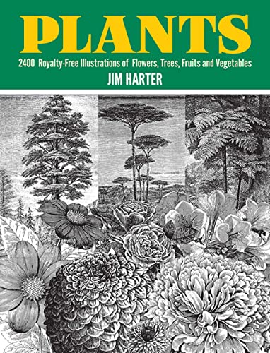 Book cover featuring detailed black and white botanical illustrations.