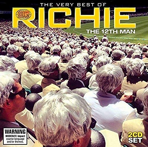 CD cover for "The 12th Man" by Richie, showing a cricket crowd.
