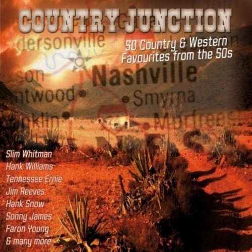 CD cover for “Country Junction” featuring a desert landscape and text.