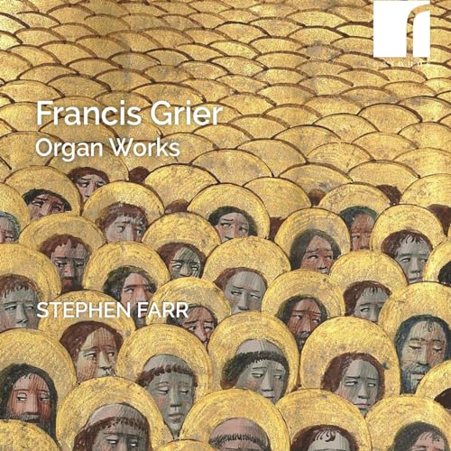 CD cover: gold background with many haloed faces and text.