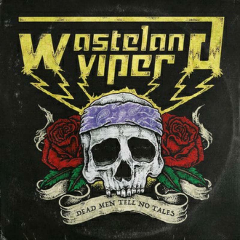 CD cover: skull with bandana, roses, and "Wasteland Viper" text.
