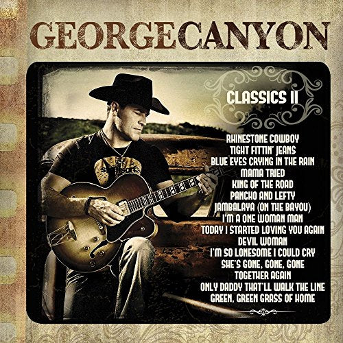 CD cover for George Canyon’s “Classics II” featuring a portrait of the artist.