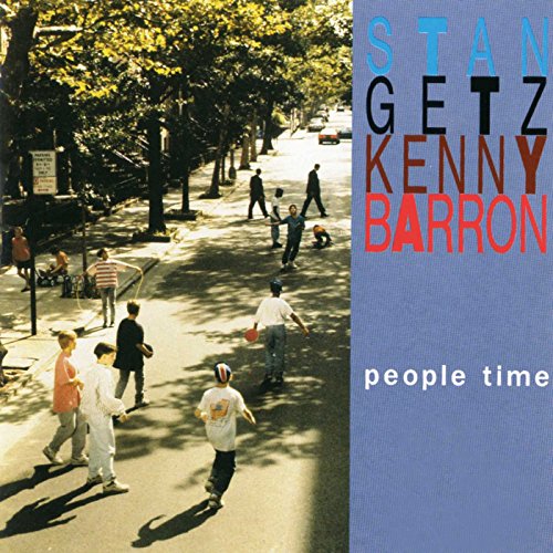 CD cover for Stan Getz and Kenny Barron’s “People Time” with park scene.