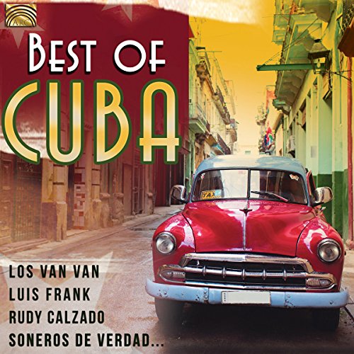CD cover: “Best of Cuba” with a classic red car and buildings.