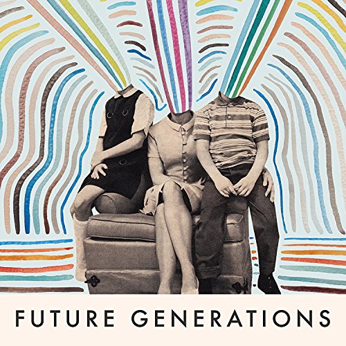 CD cover with vintage-style illustration of two people and colorful lines.