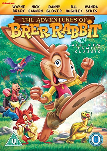 DVD cover for "The Adventures of Brer Rabbit" featuring cartoon characters.