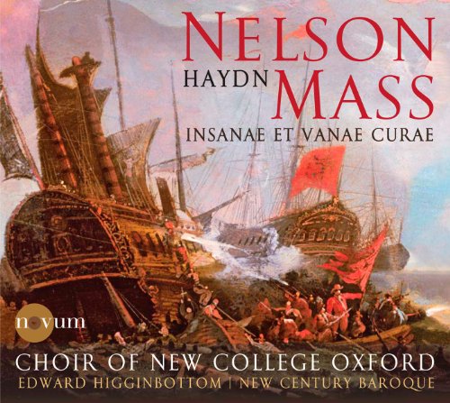 CD cover for Haydn’s Nelson Mass featuring a naval battle painting.