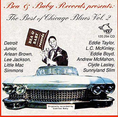 CD cover for "Best of Chicago Blues Vol. 2" featuring a classic car.