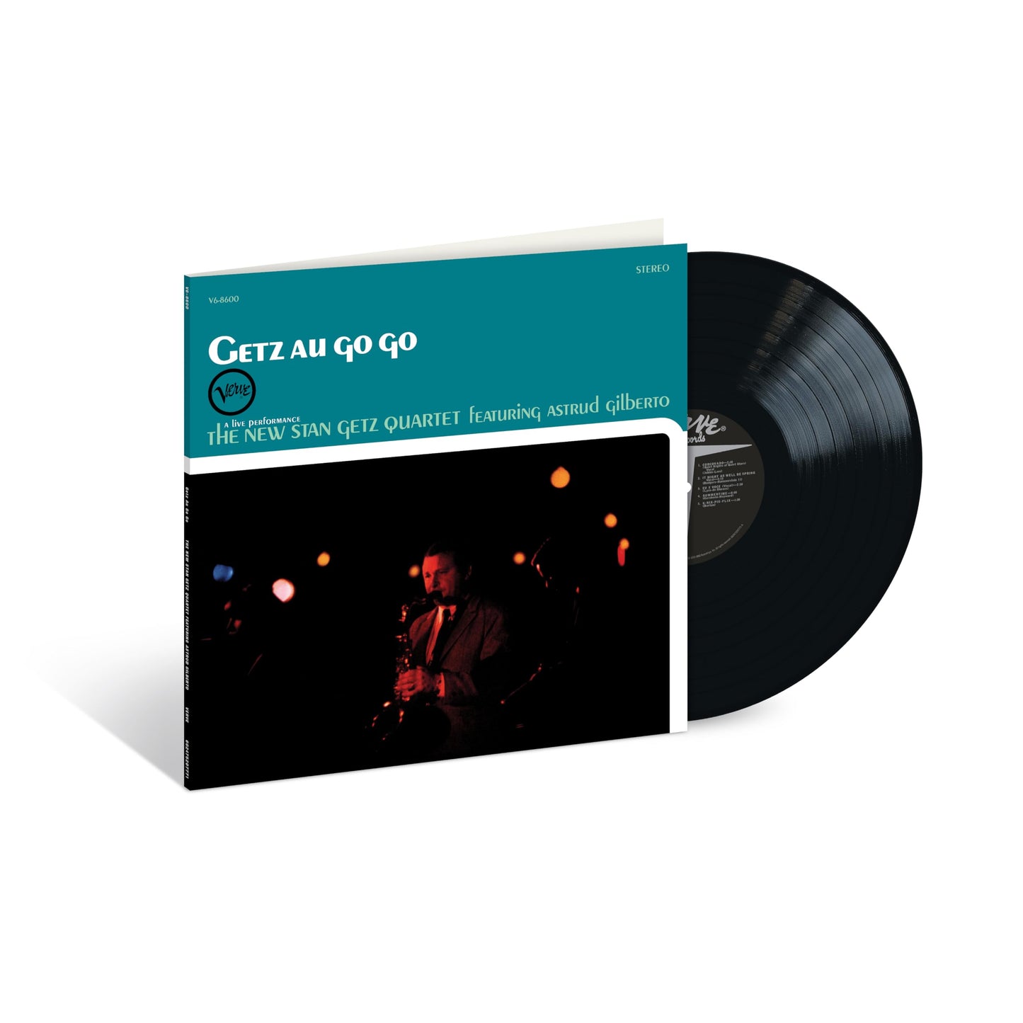 Vinyl record for “Getz Au Go Go” by Stan Getz and Astrud Gilberto.
