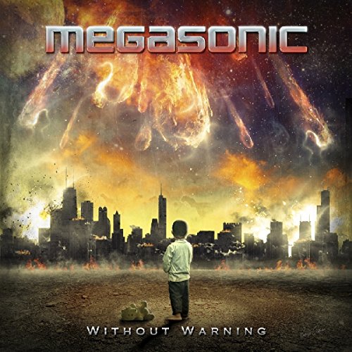 CD cover: city skyline, falling debris, and a child looking up.