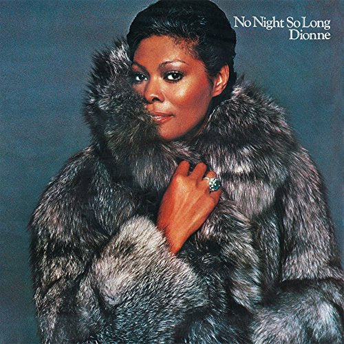 Dionne Warwick album cover, portrait of a woman in a fur coat.
