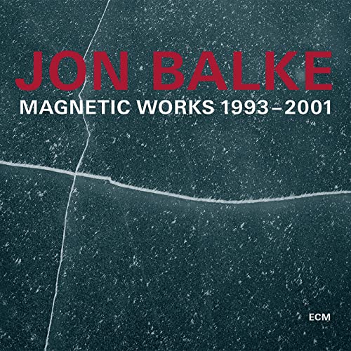 CD cover for Jon Balke’s “Magnetic Works 1993-2001” with textured, dark background.