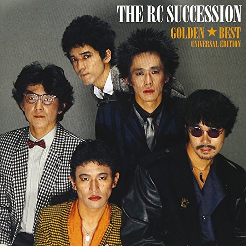 CD cover for “The RC Succession Golden Best” featuring a band portrait.