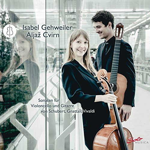CD cover featuring two musicians with a cello and guitar.