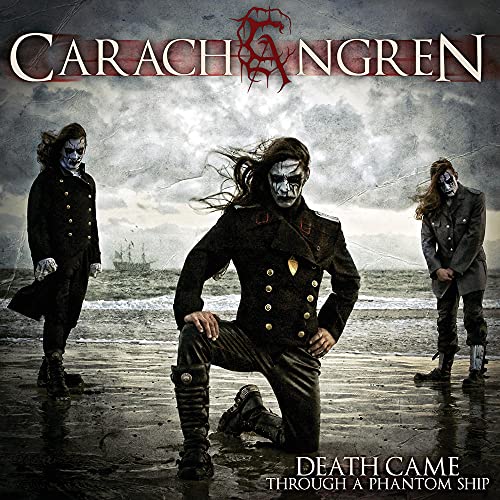 CD cover: three pale figures in dark coats on a beach.