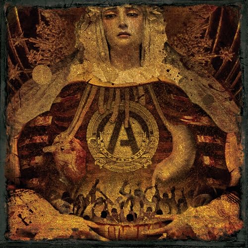 Atreyu album cover: ornate, dark fantasy art with a central female figure.