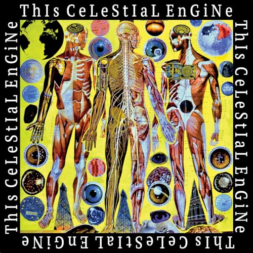 CD cover with anatomical figures, planets, and celestial imagery.