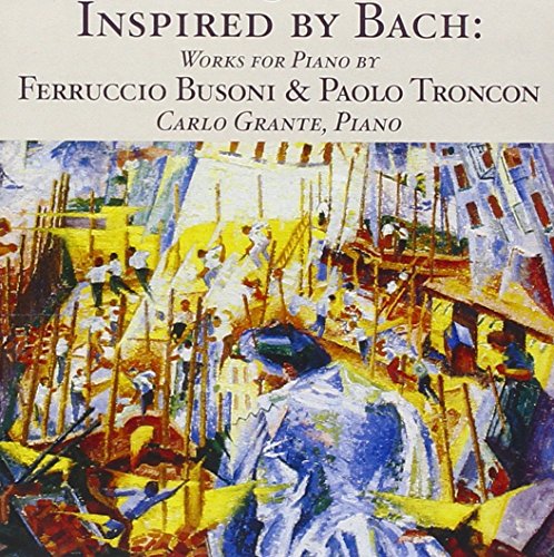 CD cover with an abstract painting of a bustling city scene.