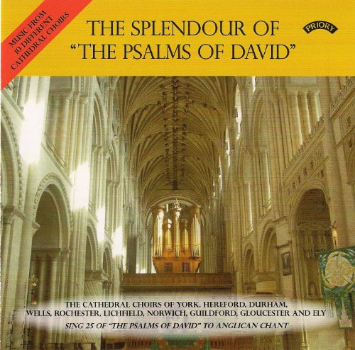 CD cover featuring a cathedral interior and text: “The Splendour Of The Psalms Of David.”