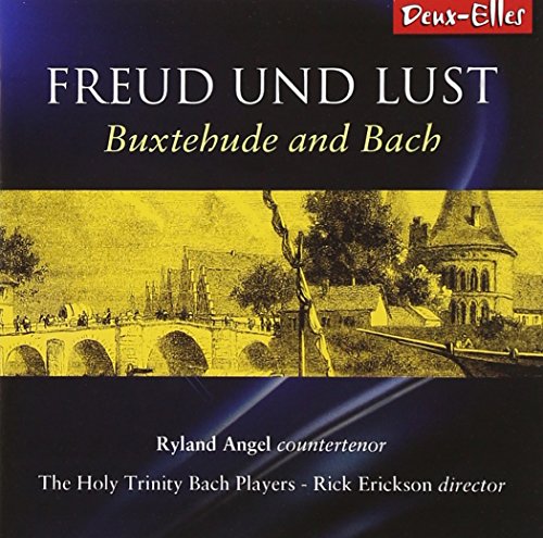 CD cover: Baroque landscape with text “Freud Und Lust” and composer names.