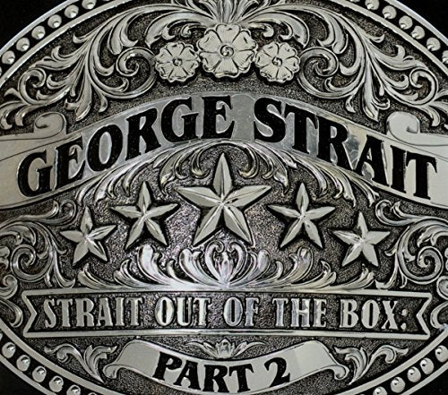 Silver-toned CD cover for George Strait’s “Strait Out of the Box: Part 2.”