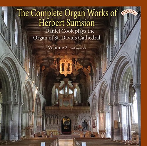 CD cover featuring an organ inside St. Davids Cathedral.