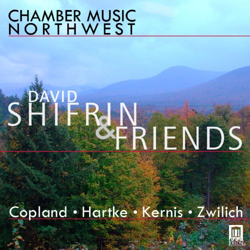 CD cover with mountain landscape and text: "David Shifrin & Friends.
