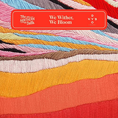 CD cover with colorful, textured embroidery and album title text.