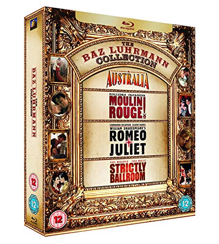 Blu-ray box set featuring film posters within an ornate gold frame.