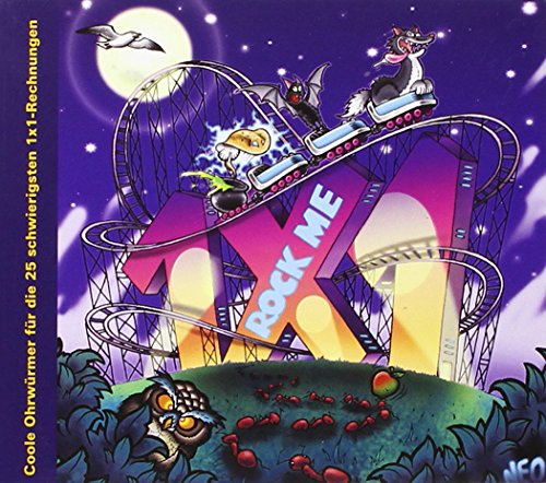 CD cover: colorful illustration of a rollercoaster with cartoon animals.