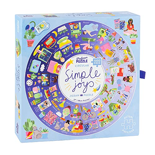 Professor Puzzle | The Simple Joys - 1,000 Piece Jigsaw | Puzzle | Ages 12+ | 1+ Players