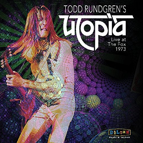 Todd Rundgren’s Utopia album cover featuring a musician with a guitar.
