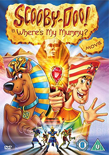 Scooby-Doo DVD cover featuring Scooby, Shaggy, and an Egyptian mummy theme.