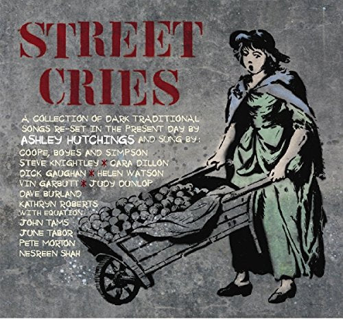 CD cover: woman pushing a cart of apples, titled "Street Cries".
