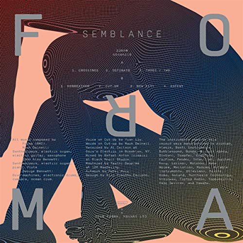 Album cover for Forma - Semblance vinyl, featuring abstract figures and text.
